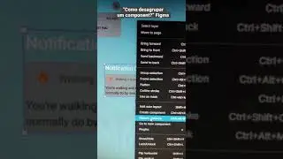 “Como desagrupar um componente?” - Figma mini Tutorial #figma #shorts #uiux