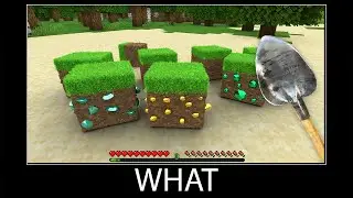 Minecraft wait what meme part 279 minecraft Treasures Realistic Texture Pack