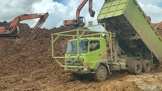 PROSES DUMPING ORE DI TAMBANG NIKEL. #wbn #iwip #tambangnikel