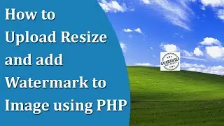 How to Upload, Resize and add Watermark to Image using PHP