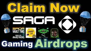 Claim Saga Gaming Airdrops Guide Step by Step | Gaming Tokens | OVER 9000 VAULT 2 SAGA REWARD