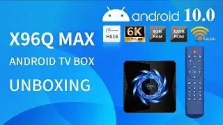 2020 Newest android 10.0 x96q max h616 tv box 6k dual wifi set top box