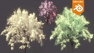 Master Pastel/Watercolor Trees in 3D (SAS Addon)