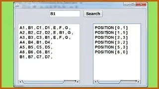 Java - How To Search A Value In A Multidimensional Array In Java NetBeans [ with source code ]