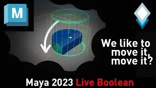 Maya 2023 sweet feature - Live Boolean!