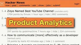 Get Product Analytics For Hacker News (and your own projects)