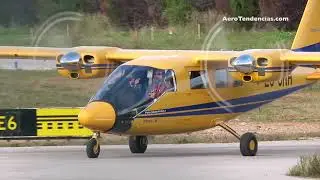 Takeoff Piper PA-34-200T & Vulcanair P68 Observer 2