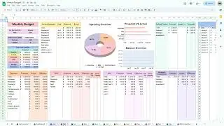 Annual & Monthly Budget Spreadsheet #budgetingtips #2024budget  #budgeting #spreadsheets