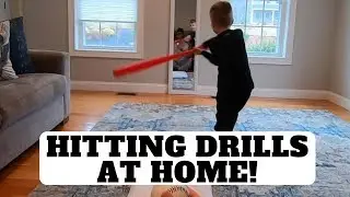 Baseball Hitting Drills AT HOME!