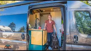 Solo Female Vanlife - Promaster Van W/ Genius Bed-Lift & Shower