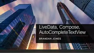 Use Auto Complete Text with LiveData in Jetpack Compose