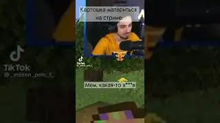 картошка матерится на стриме 😳 