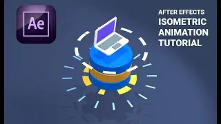 Isometric animations tutorial in after effects.