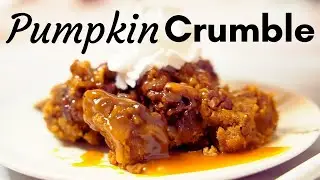 Pumpkin Crumble Dessert   Vegan, Gluten Free, Refined Sugar  Free