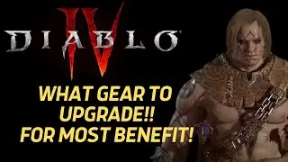 Diablo 4 UPGRADE THIS GEAR FOR THE MOST POWER!! MAX OBOLS FAST! GEAR ALTS !