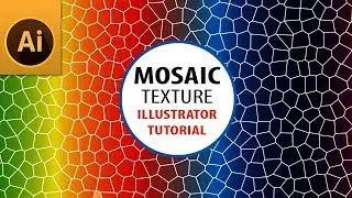 Illustrator Colorful Mosaic Texture Tutorial