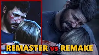 The Last Of Us Part 1 - Sarahs Death Scene (Cutscene Comparison) PS4 VS PS5