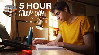 5 HOUR STUDY WITH ME | Productive Study Day at Cambridge University