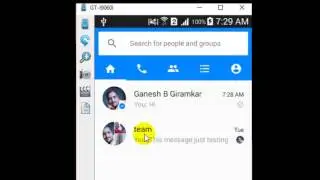 How to leave a group in Facebook messenger android app