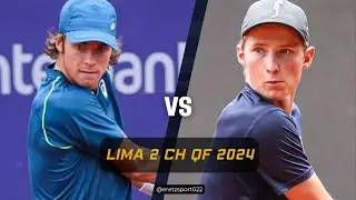 Lima 2 Challenger 2024 QF: Vilius Gaubas vs. Elmer Møller Extended Highlights