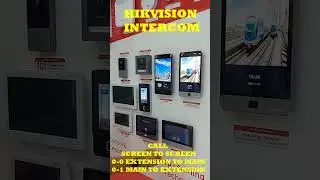 Hikvision IP intercom Demo #shorts