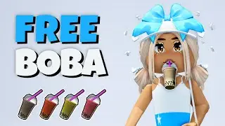 CUTE NEW FREE BOBA TEA ITEMS IN ROBLOX! 😲🥰