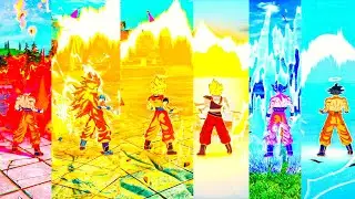 Goku All Transformations & Attack - Dragon Ball: Sparking! Zero