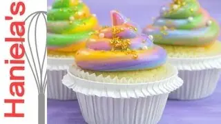 How To Make Unicorn Poop Cupcakes, Rainbow Frosting