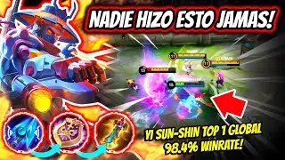 NO ONE HAS EVER DONE THIS! YI SUN-SHIN TOP 1 GLOBAL 98.4% WINRATE! | MOBILE LEGENDS