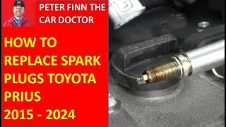 How to replace SPARK PLUGS Toyota Prius within every 70 000 miles. Years 2015 to 2023