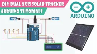 Dual Axis Solar Tracker Arduino Tinkercad | Tinkercad Project | Arduino Project | LDR With Servo