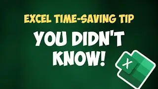 Excel time-saving tip you don't know  #shorts