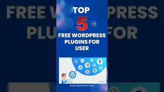 Top 5 free WordPress plugins for user #website #wordpresswebsite #wordpressplugin #tech