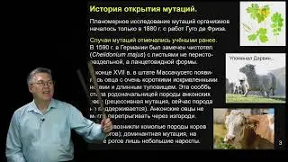 Дубынин В.А. - 100 часов школьной биологии - 2.21. Мутационная изменчивость. Генетика человека.