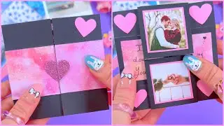 DIY - Endless Love Card - Valentine's Day Card -Mini Photo Album 