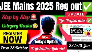 JEE Mains 2025 Exam Date Out ⚠️| Negative Marking Removed ❌❓| NTA Latest Update Today ✅| JEE 2025