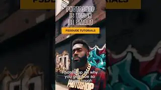 PHOTOSHOP IS TOUGH: Learn Photoshop with PSDDude Tutorials | #Shorts