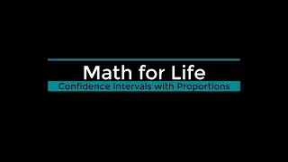 Statistics - Confidence Intervals with Sample Proportions