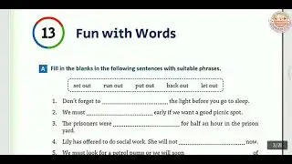 Class 3 || Fun with Words || chapter 13||  Everyday English Grammar