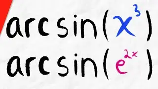 How to Find Derivatives of arcsin with Chain Rule | Calculus 1 Exercises