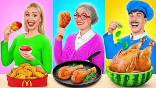 Reto De Cocina Yo vs Abuela | Hacks y Trucos de Cocina por Mega DO Challenge