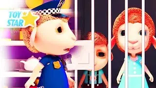 New 3D Cartoon For Kids ¦ Dolly And Friends ¦ Johny Police Jail Playhouse Toy #86