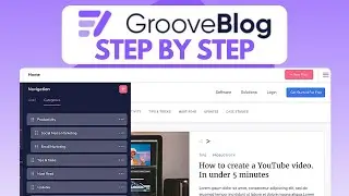 How To Start a BLOG Step by Step For Beginners - GROOVEBLOG Tutorial