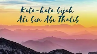 Kata-kata Bijak Ali bin Abi Thalib