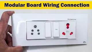 Electric board Wiring Connection | Modular Switch Socket Connection