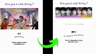 Are you a real Army? | BTS TEST