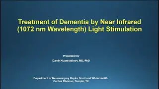 Dementia: Management with Transcranial Near Infrared Light