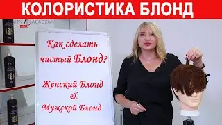 Окрашивание волос в блонд | особенность мужской и женской колористики