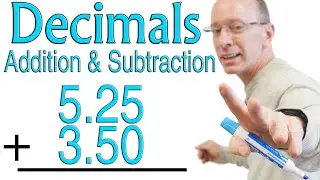 Adding and Subtracting Decimals |  Decimal Arithmetic  ✏️ Learning Fun Show