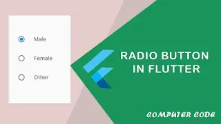 Radio Button in FLUTTER  and Usage of Radio Button